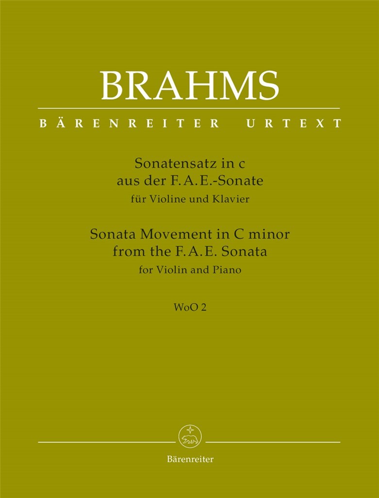 Sonata Movement in C minor from the FAE-Sonata